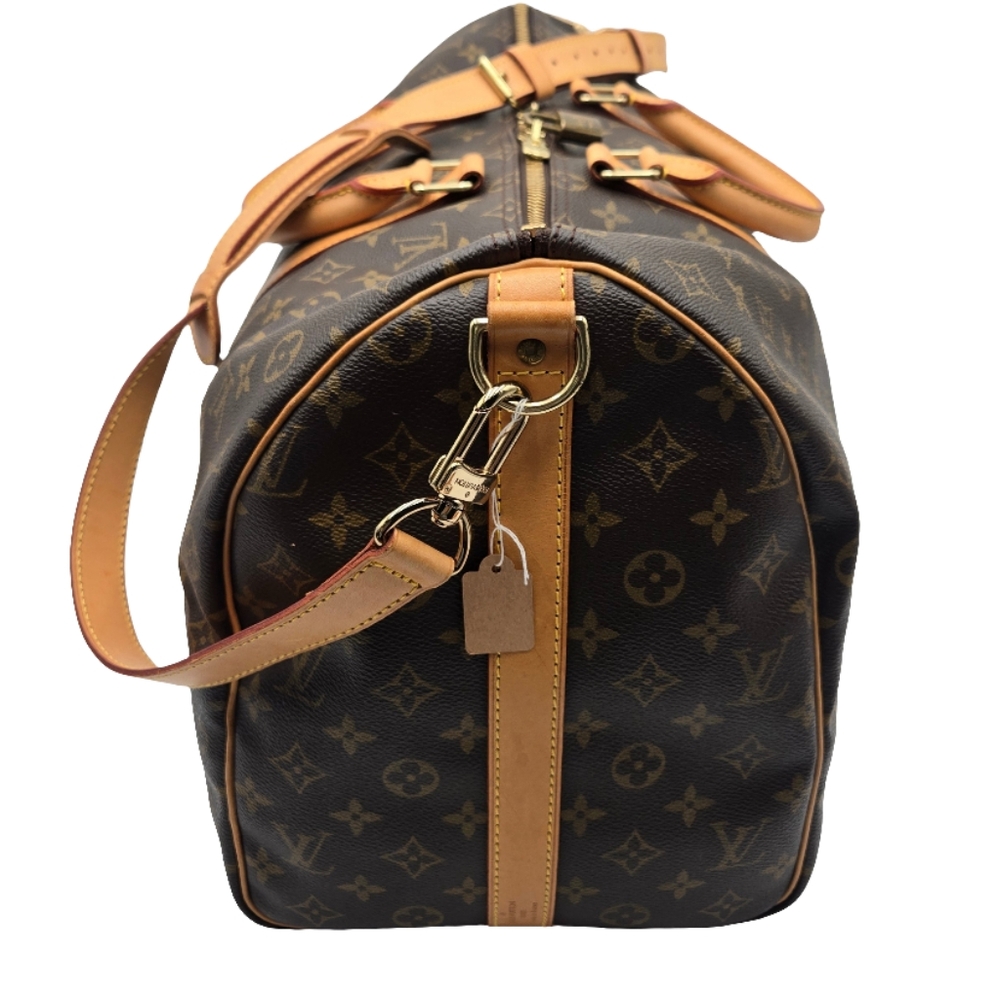 COA INCLUDED - Louis Vuitton Boston Bag/50 Monogram Keepall Bandouliere M41416 - Picture 4 of 17